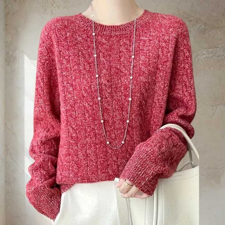 Betty | Elegancki Sweter Robiony na Drutach i Absolutny Komfort