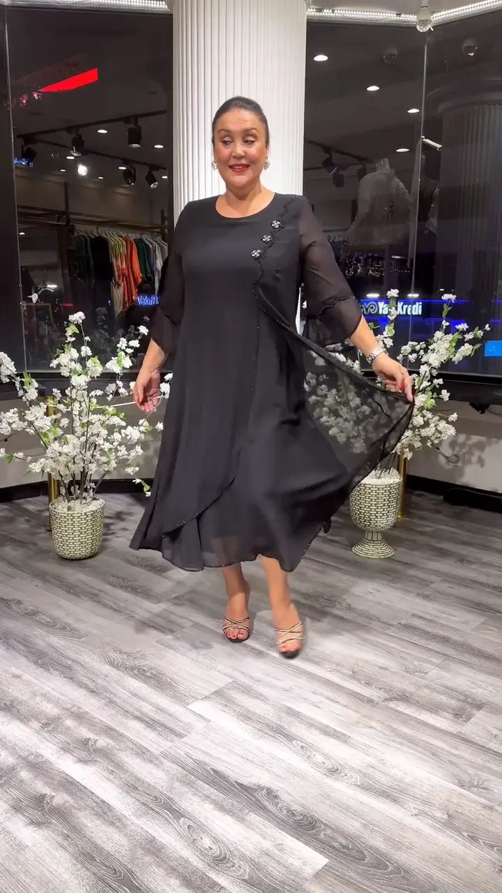 Marzenna | Sukienka midi – Szept Elegancji