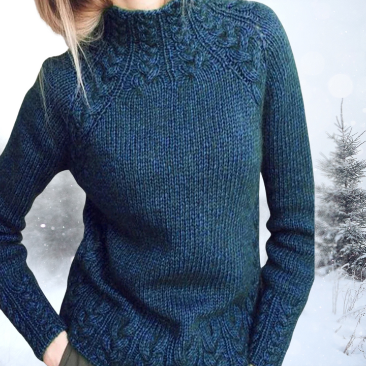 Bernadette | Vintage sweter z golfem