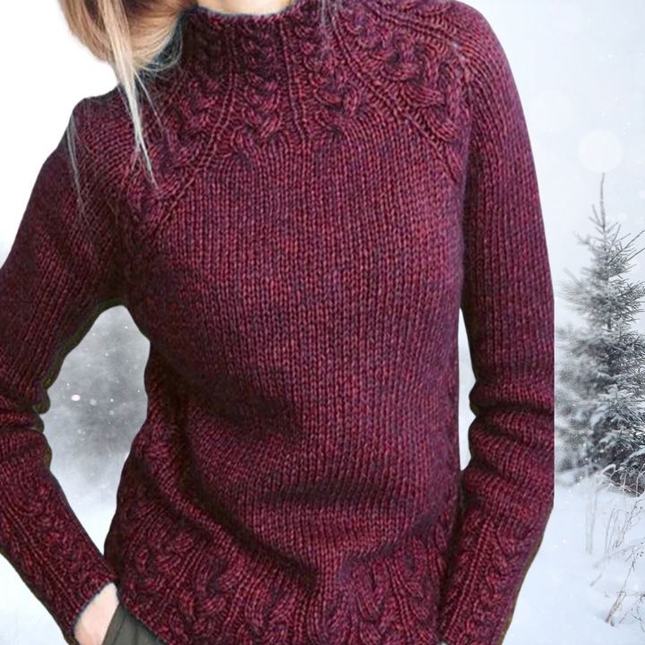 Bernadette | Vintage sweter z golfem