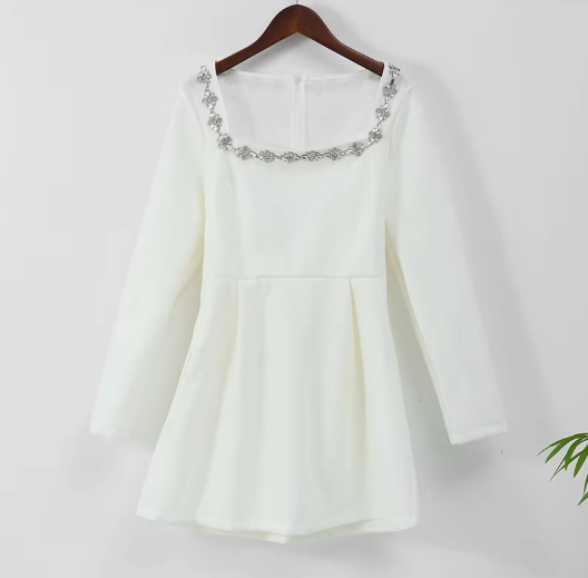 Aleksandra | Księżniczkowa welurowa sukienka mini