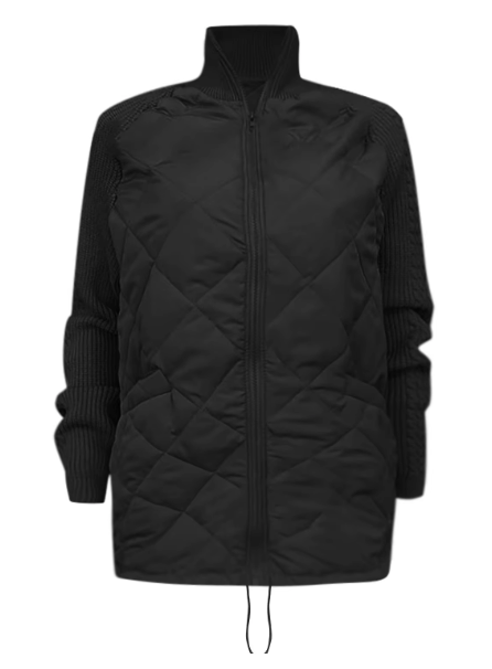 Renata | Casualowa pikowana kurtka ze ściągaczem