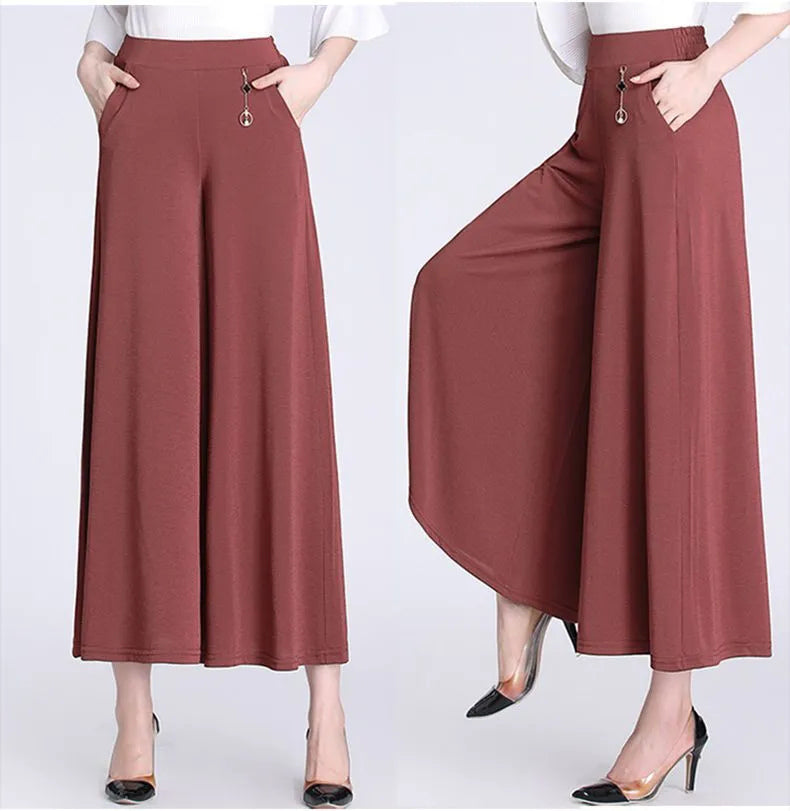 Sara | Spodnie z szerokimi nogawkami