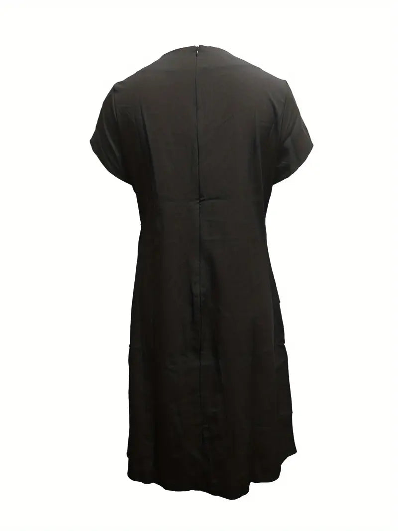 Felicja | Sukienka midi z kaskadowym dołem z falbanami i rękawami typu motylek