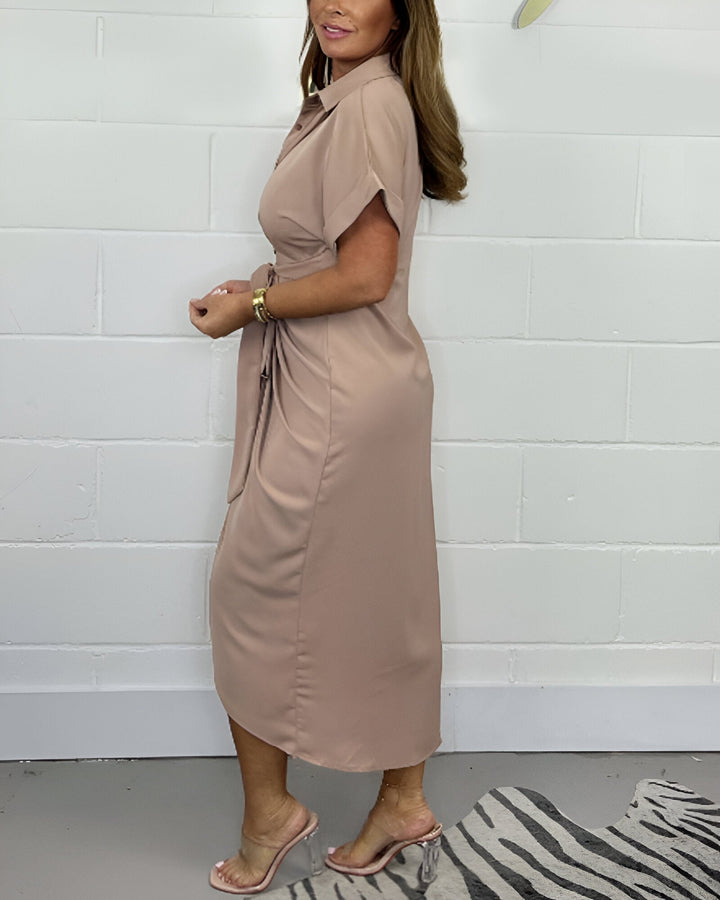 Sylwana | Elegancka plisowana sukienka