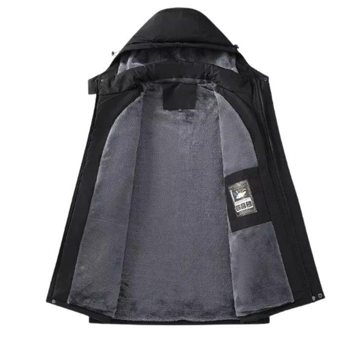 Elegancka polarowa kurtka na zewnątrz