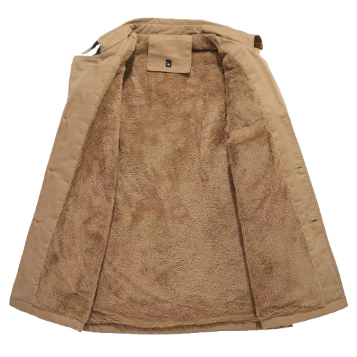 Elegancki pikowany trenchcoat