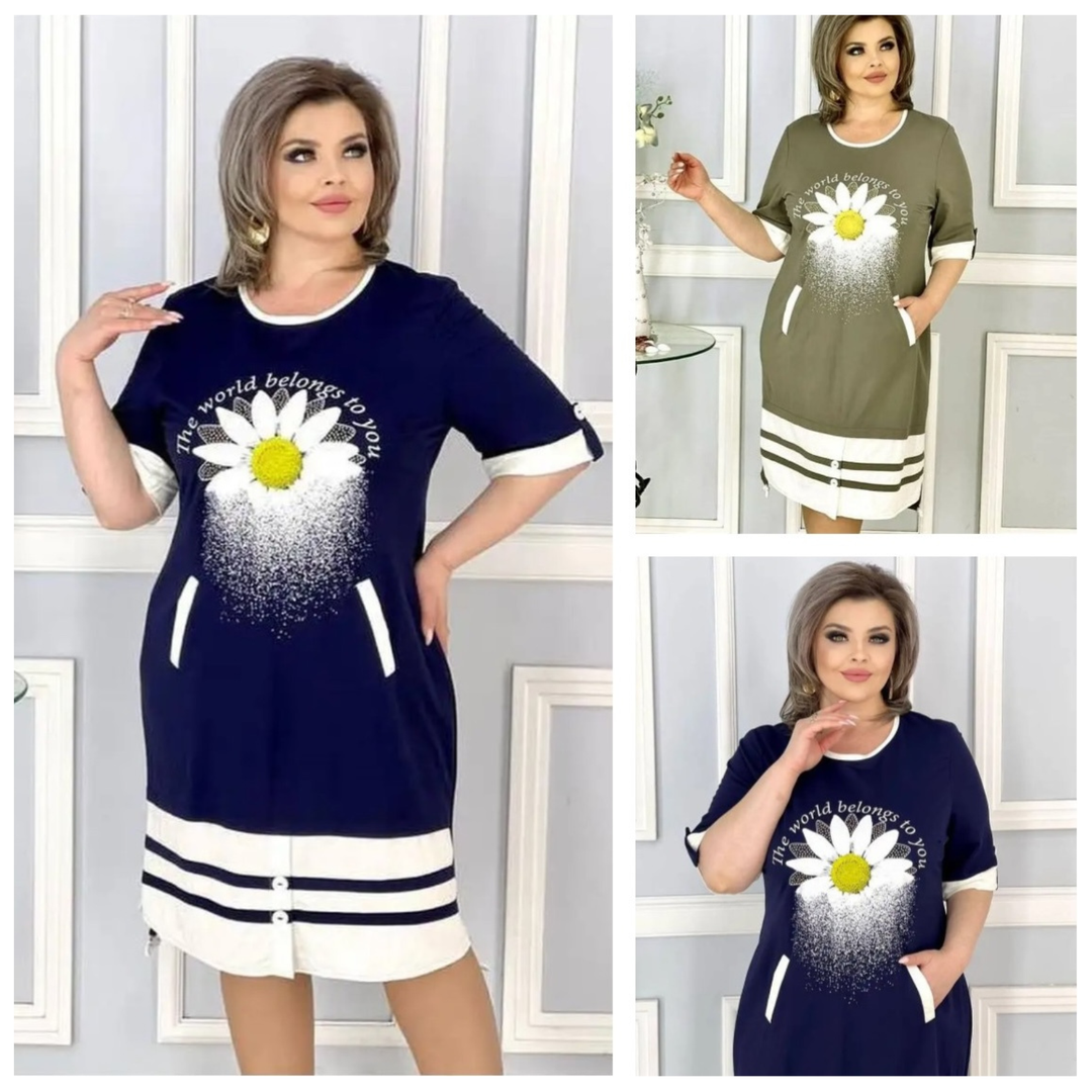 Adela | Wygodna sukienka z kieszeniami i lekkim materiałem