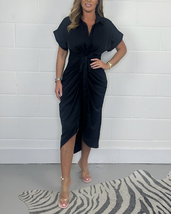 Sylwana | Elegancka plisowana sukienka