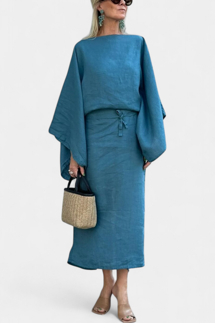 Otylia | Sukienka Kimono z najwyższej jakości tkaniny