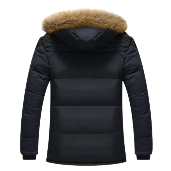 Elegancka pikowana kurtka zimowa z polaru