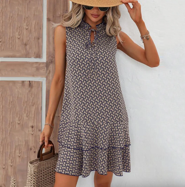 Larysa | Letnia sukienka bez rękawów