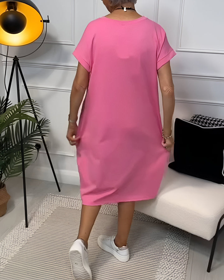 Grażyna | Sukienka midi z unikatowym detalem „HOPE”