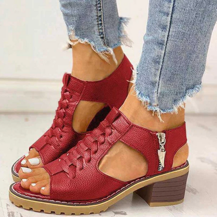 Olga | Eleganckie sandały na wysokim obcasie