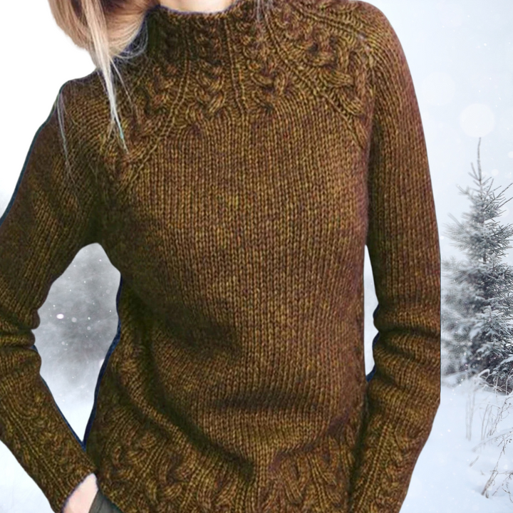 Bernadette | Vintage sweter z golfem