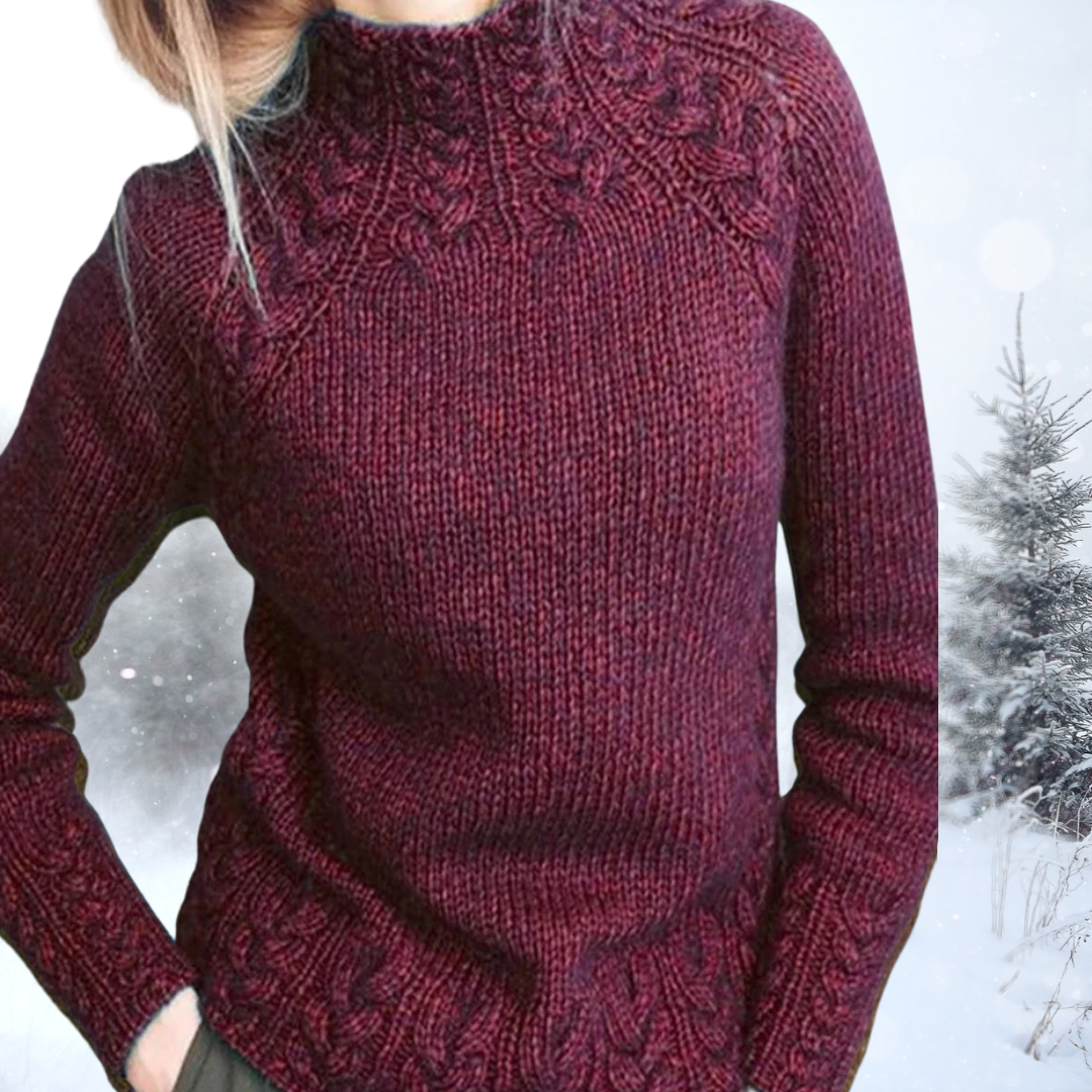 Bernadette | Vintage sweter z golfem