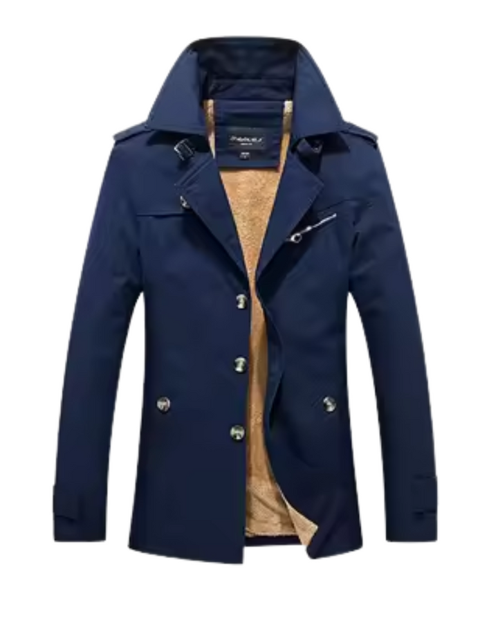 Elegancki pikowany trenchcoat