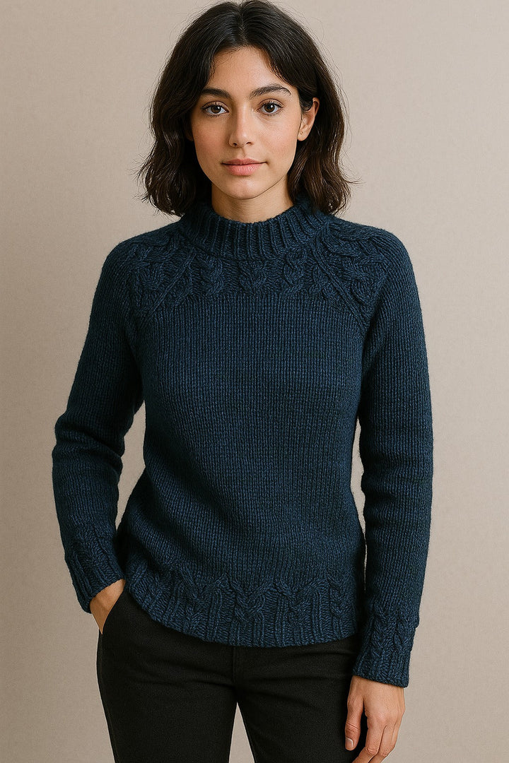 Bernadette | Vintage sweter z golfem