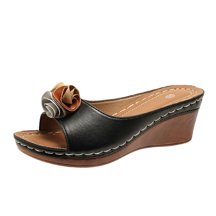 Frania | Ortopedyczne sandały na koturnie