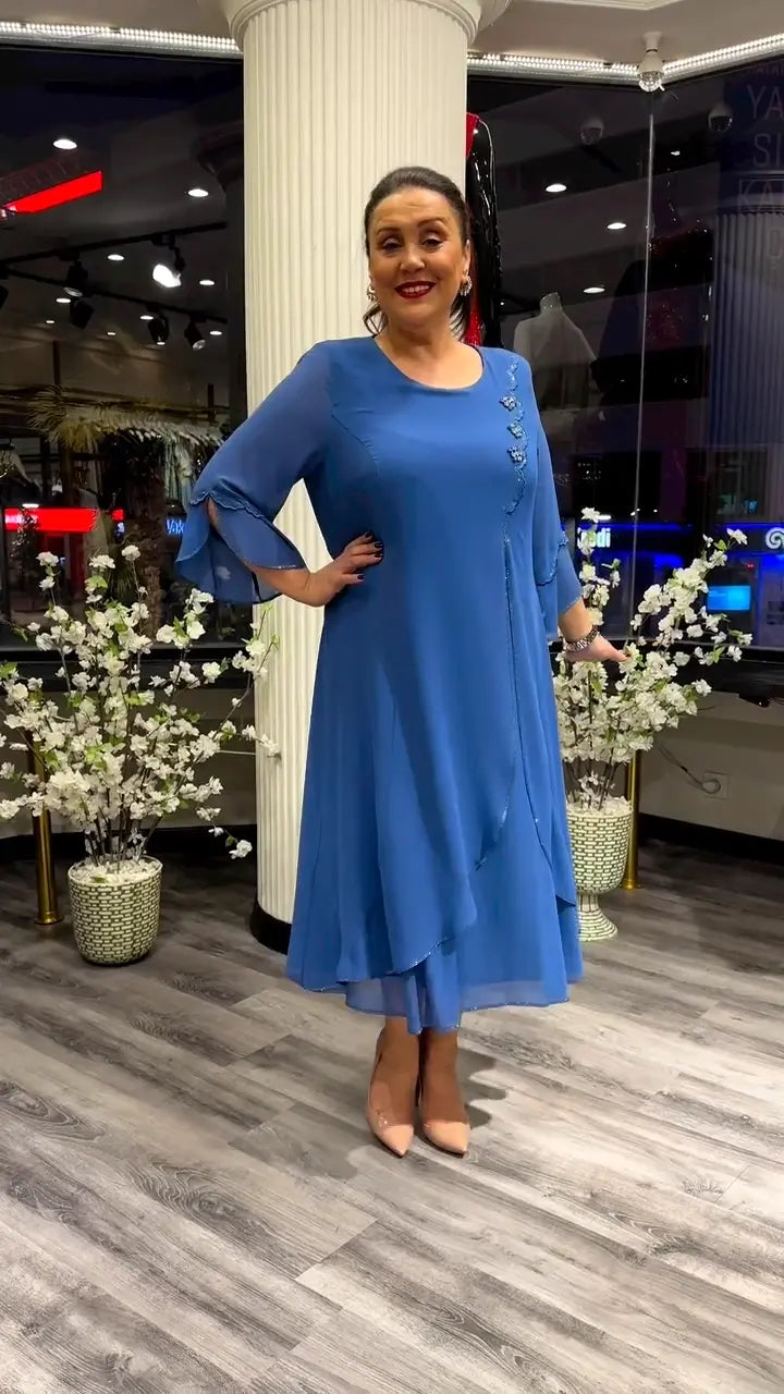 Marzenna | Sukienka midi – Szept Elegancji