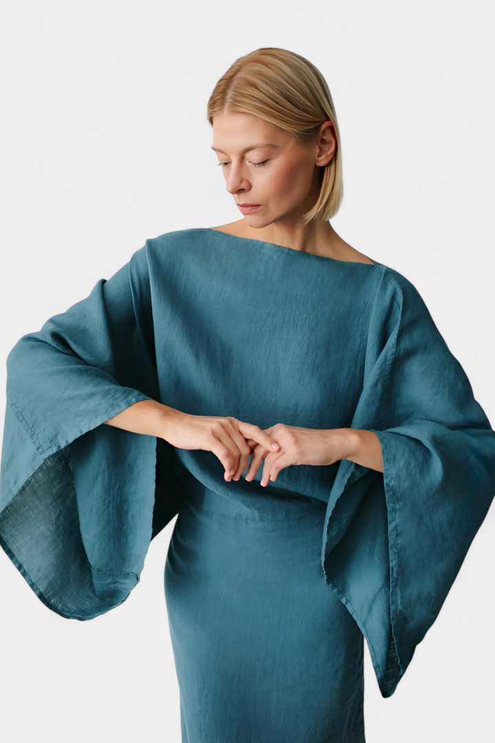 Otylia | Sukienka Kimono z najwyższej jakości tkaniny