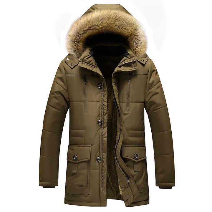 Elegancka parka jasna