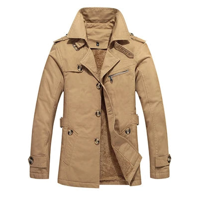 Elegancki pikowany trenchcoat