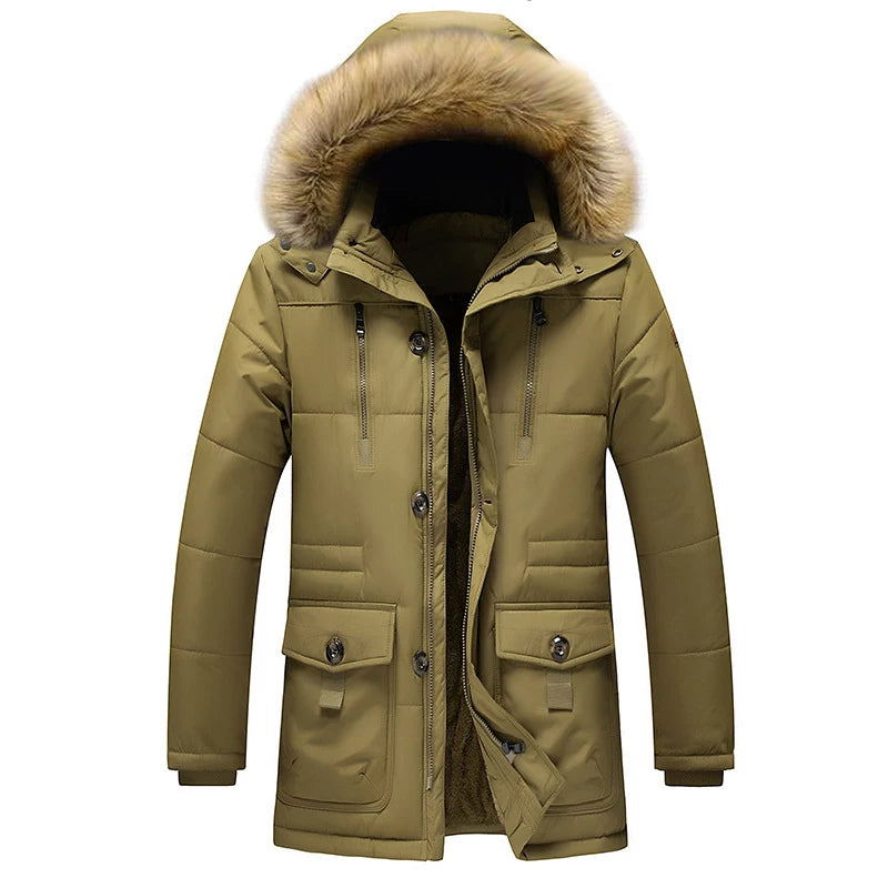 Elegancka parka jasna