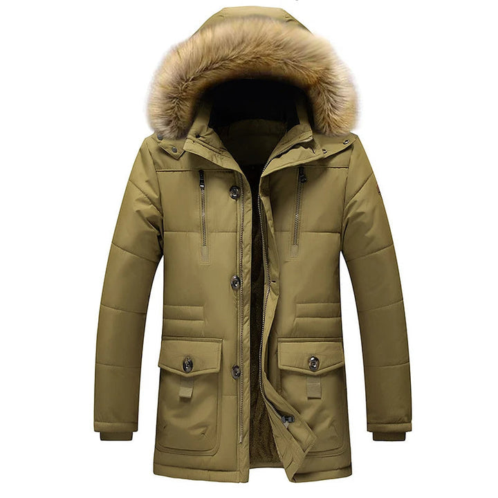 Elegancka parka jasna