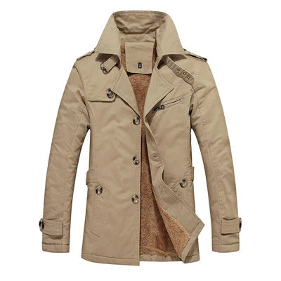 Elegancki pikowany trenchcoat
