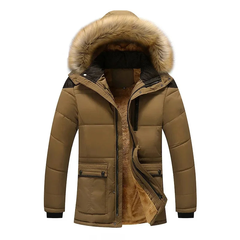 Elegancka pikowana kurtka zimowa z polaru