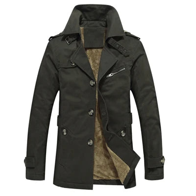 Elegancki pikowany trenchcoat